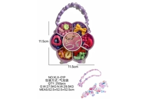DIY playhouse girl toy beaded jewelry plum blossom