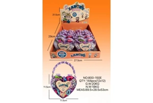 DIY Play House Girl Toy Beads Pull Cloth Heart (12PCS Single Price)