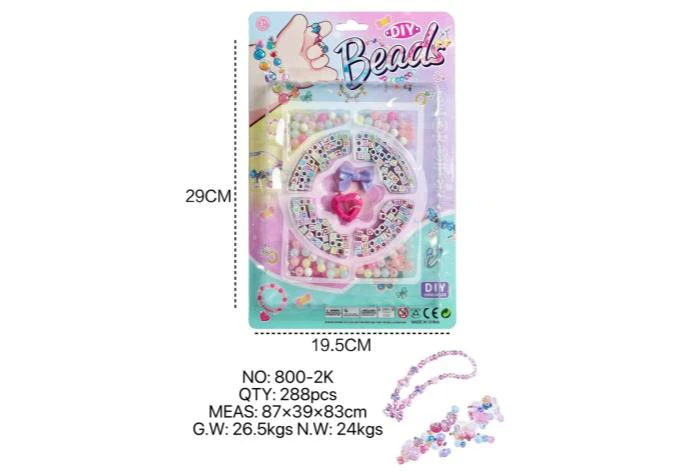 DIY pretend play girl toy beads Cartoon hand