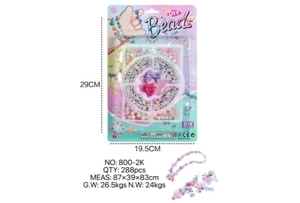 DIY pretend play girl toy beads Cartoon hand