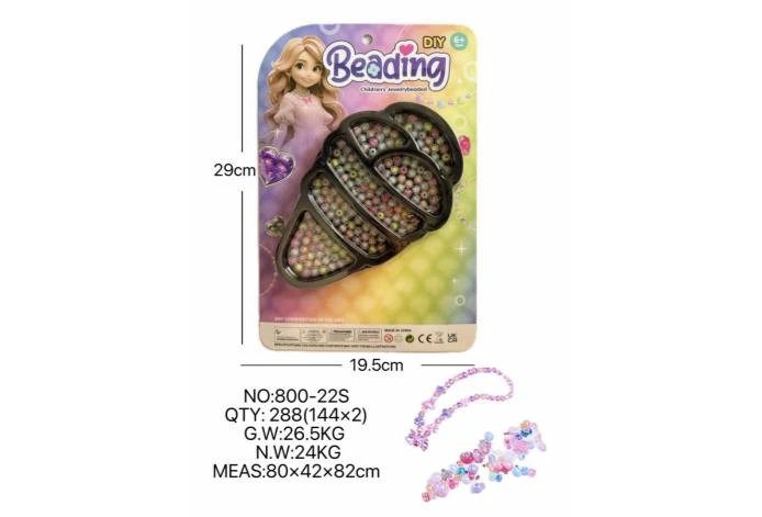 DIY playhouse girl toy beaded little girl big ice cream