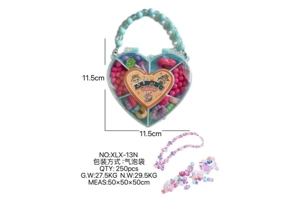 DIY play house girl toy beaded Labbibi heart