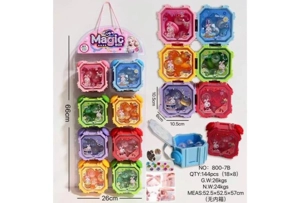 Pretend Play Beads (Six-color Mixed) (Price per piece for 8PCS)