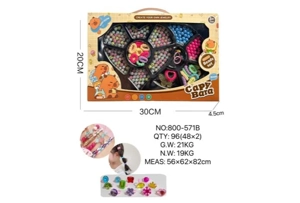 DIY Playing House Girl Toys Beaded Cartoon Capybara Heart