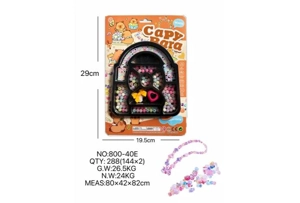 DIY pretend play girl toys beaded capybara bag