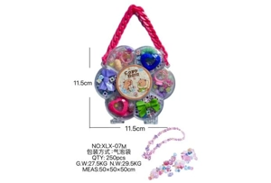 DIY playhouse girl toy beads capybara plum blossom