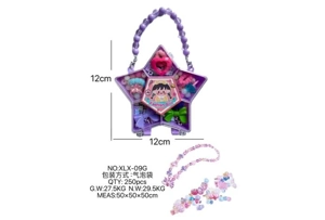 DIY play house girl toy beaded girl pentagram