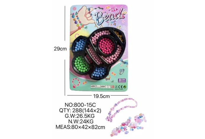 DIY playhouse girl toy beads cartoon hand rocket