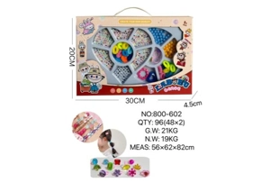 DIY Playing House Girl Toys Beaded Cartoon Capybara Square