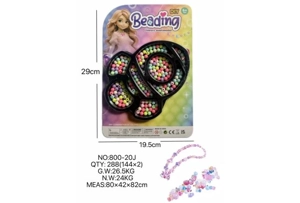 DIY Pretend Play Girl Toy Beads Little Girl Rocket