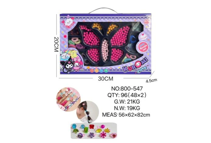 DIY Playing House Girl Toys Beaded Cartoon Hand Cat