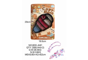 DIY pretend play girl toy beaded capybara big ice cream