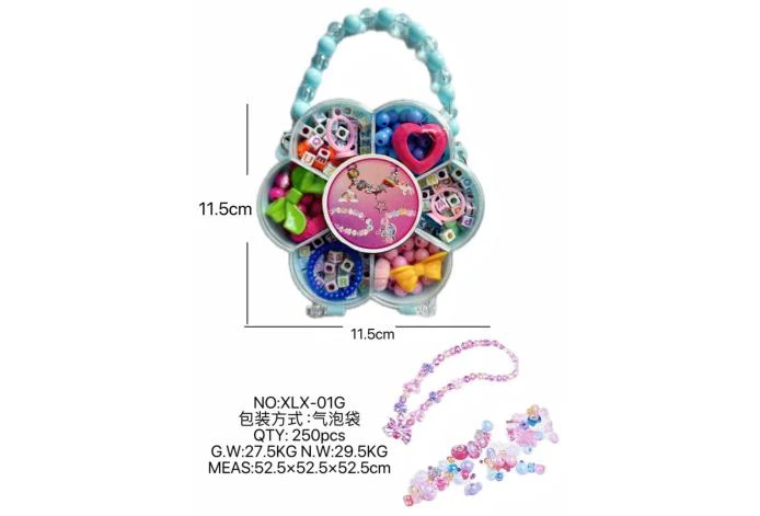 DIY playhouse girl toy beaded jewelry plum blossom