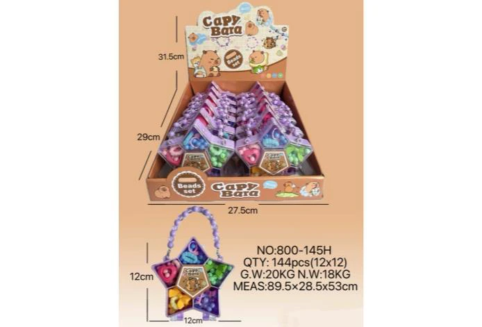 DIY Playhouse Girl Toy Bead Capybara Star (12PCS, single piece price)