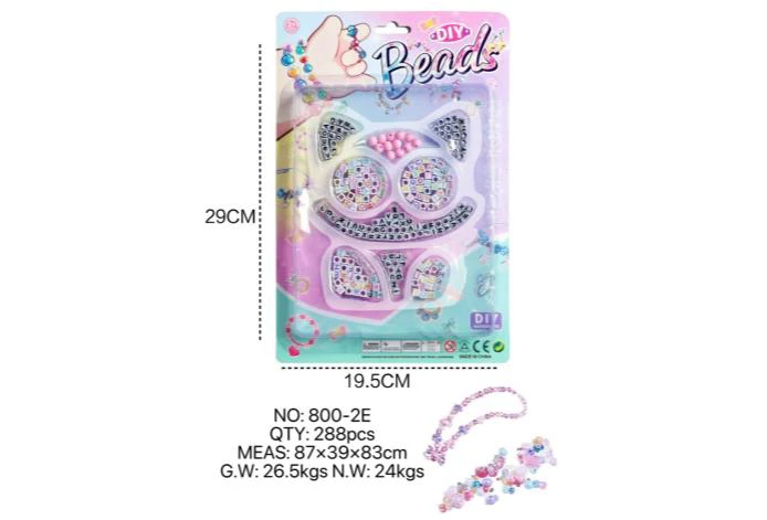 DIY pretend play girl toy beads Cartoon hand