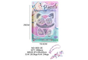 DIY pretend play girl toy beads Cartoon hand