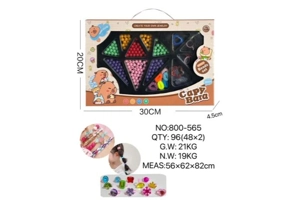 DIY Playing House Girl Toys Beaded Cartoon Capybara Square