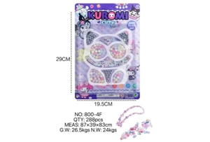 DIY pretend play girl toy bead Kuromi