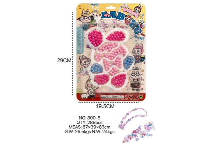 DIY pretend play girl toy bead Lumpy