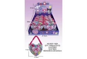 DIY Play House Girl Toy Beads Kuromi Heart (12PCS Single Price)