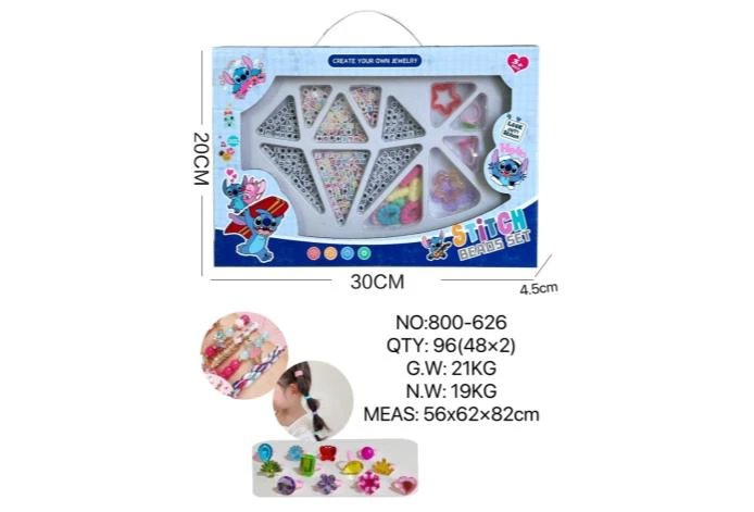 DIY Playing House Girl Toys Beaded Cartoon Capybara Butterfly