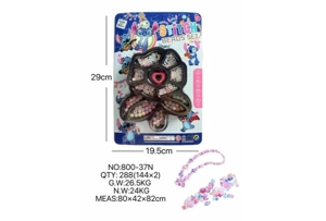 DIY playhouse girl toy bead Stitch flower