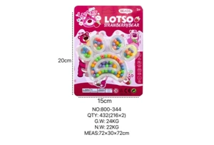 Strawberry Bear DIY Beads Bear Paw