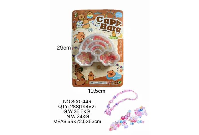 DIY Playhouse Girl Toy Beads Capybara Cloud