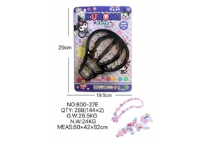 DIY playhouse girl toy beaded Kuromi balloon