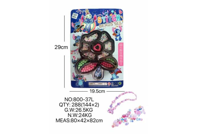 DIY playhouse girl toy bead Stitch flower