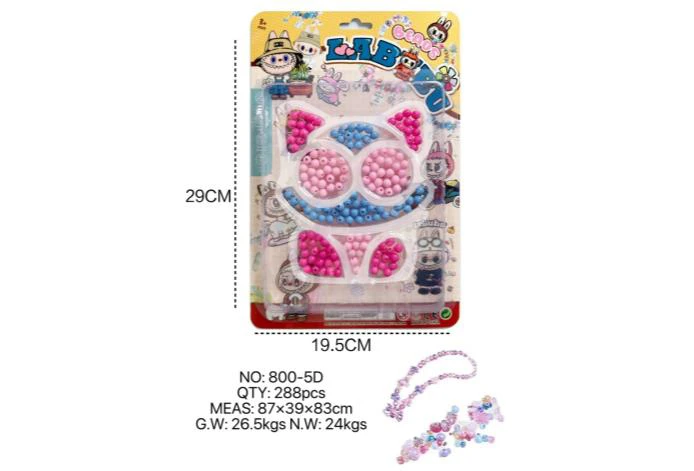 DIY pretend play girl toy bead Lumpy