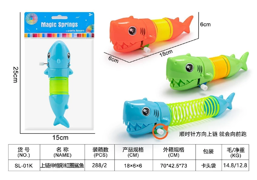 On-chain Retractable Rainbow Ring Shark