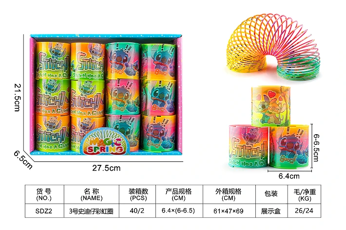 No. 3 Stitch Rainbow Ring