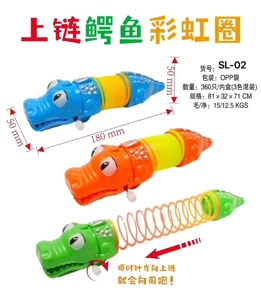 On-chain Crocodile Rainbow Ring