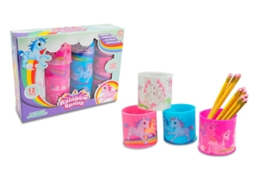 12 Unicorn Rainbow Rings
