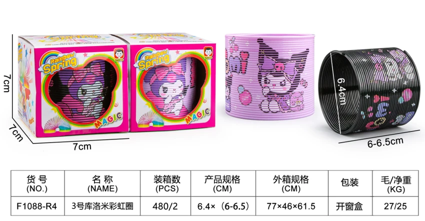 No. 3 Kuromi Rainbow Ring