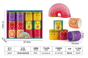 No. 3 6-Style Fruit Rainbow Ring