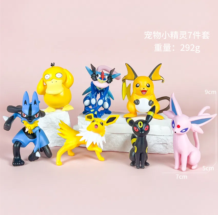 Pikachu Pokémon Figure Pokémon 7pcs