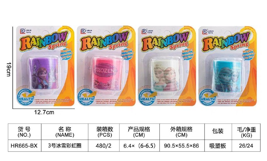 No. 3 Suction Plate Frozen Rainbow Ring