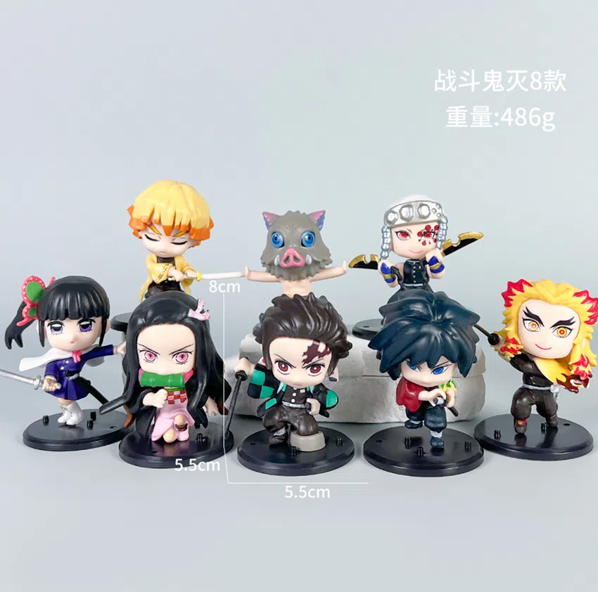 Demon Slayer figure battle demon slayer 8 types