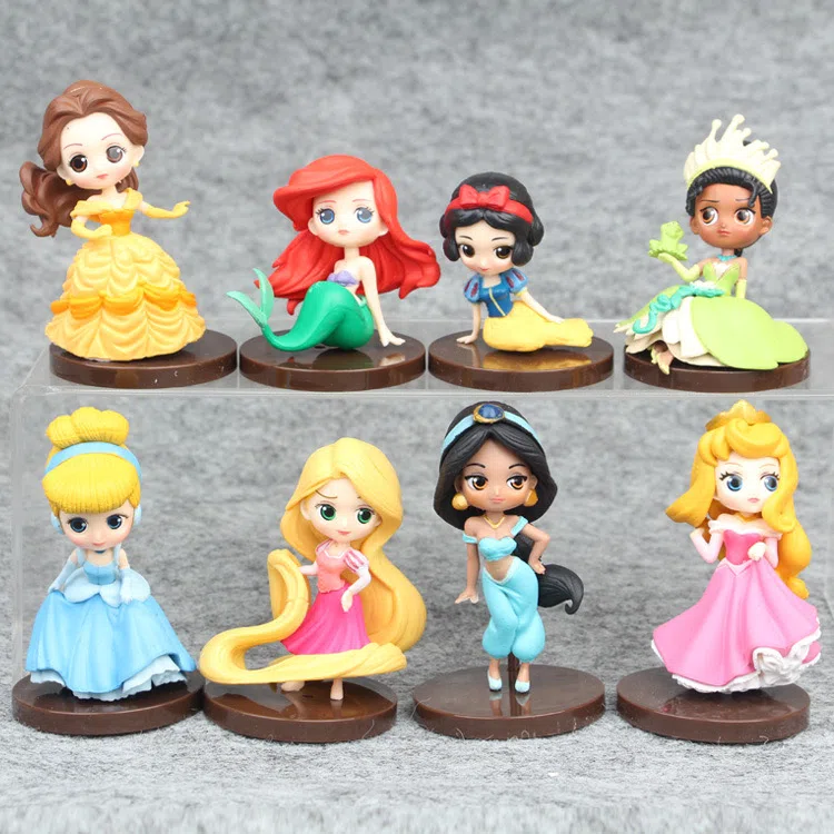 Disney Figurines First Wave Princess 8 Types