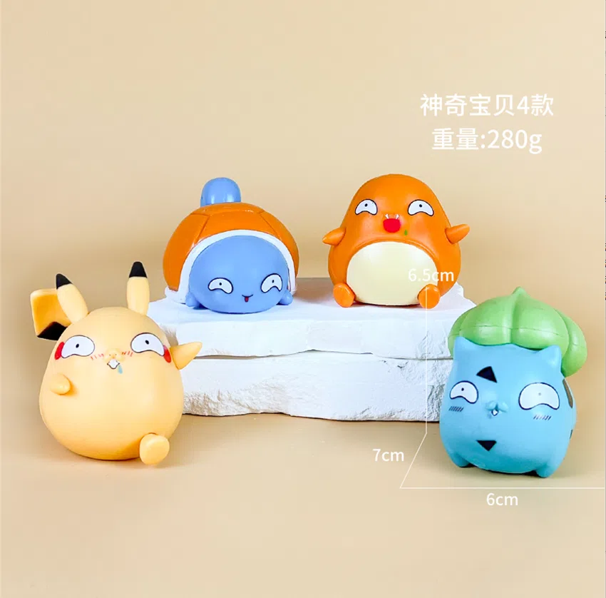 Pikachu Pokémon Figurines Magical Pokémon 4 Pieces