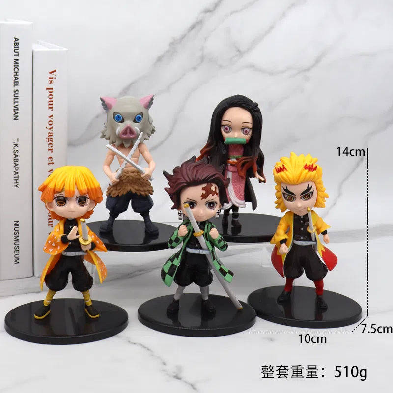 Demon Slayer Third Generation Standing Figures 5-Piece Set