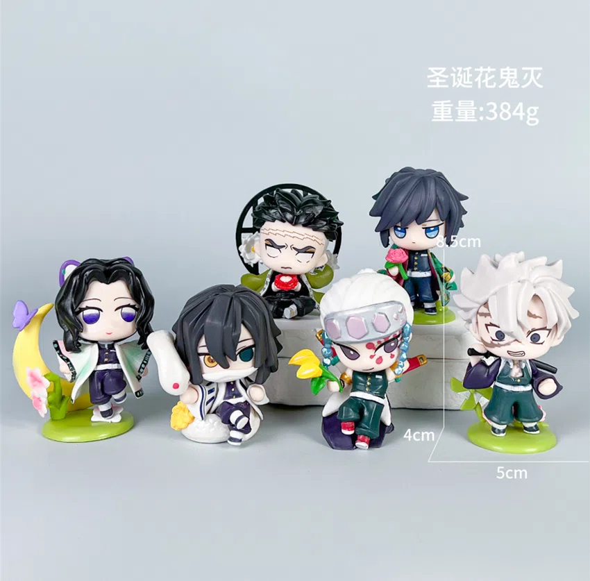 Demon Slayer figure birth flower demon slayer 6-piece set