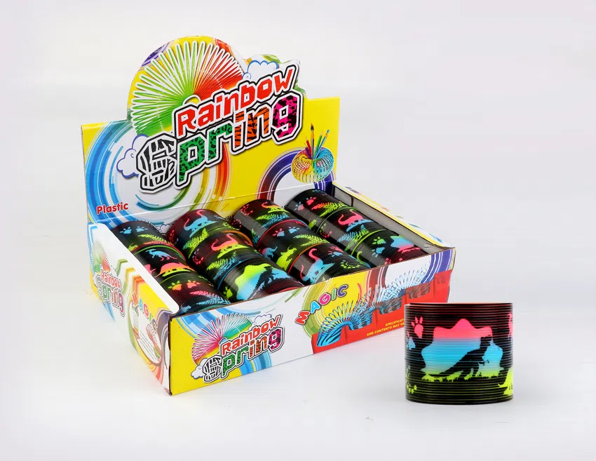 12 Land Dinosaur Rainbow Rings