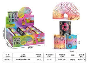 6-pack donut rainbow rings