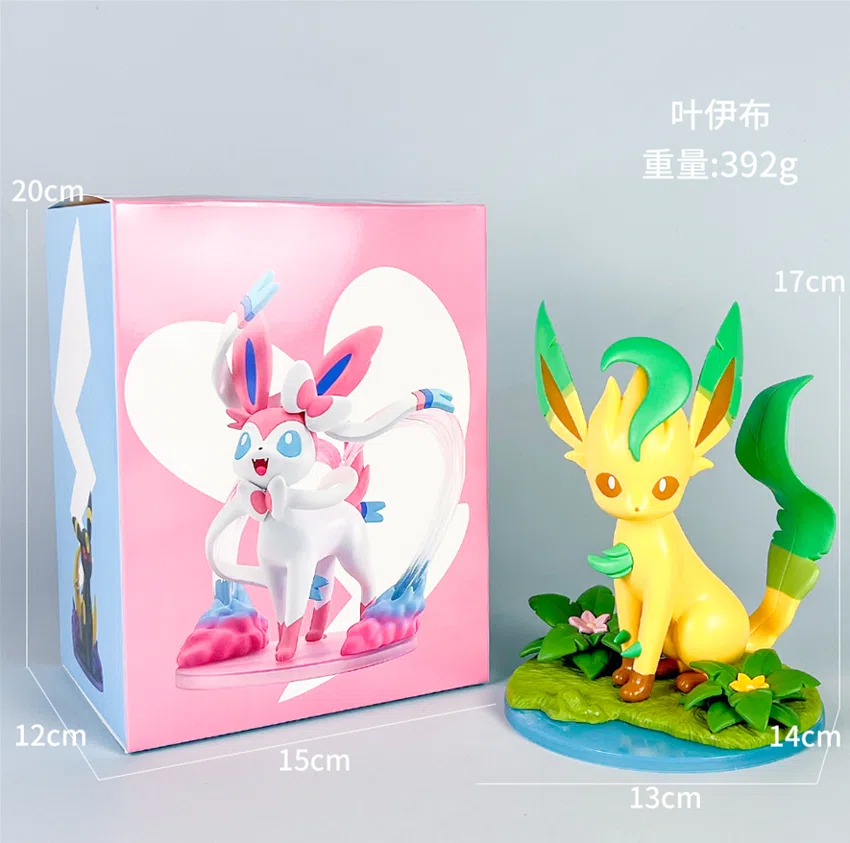 Pikachu Pokémon Figurines Leaf Eevee