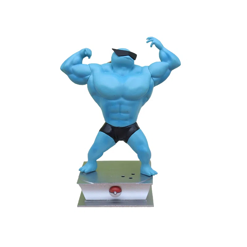 Pikachu Pokémon Figurines Muscular Squirtle Figurine