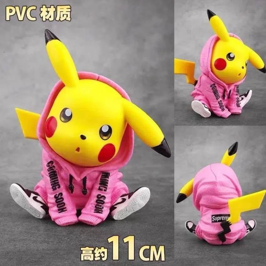 Pikachu sitting Pikachu figurine pink