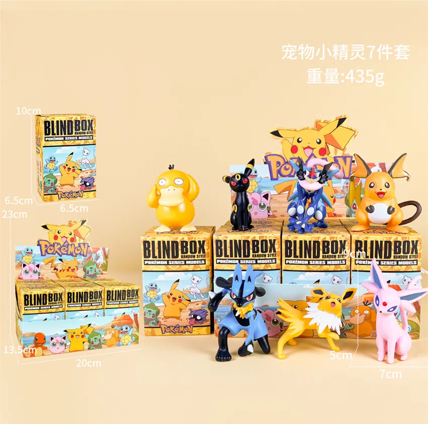 Pikachu Pokémon Figure Pokémon 7pcs